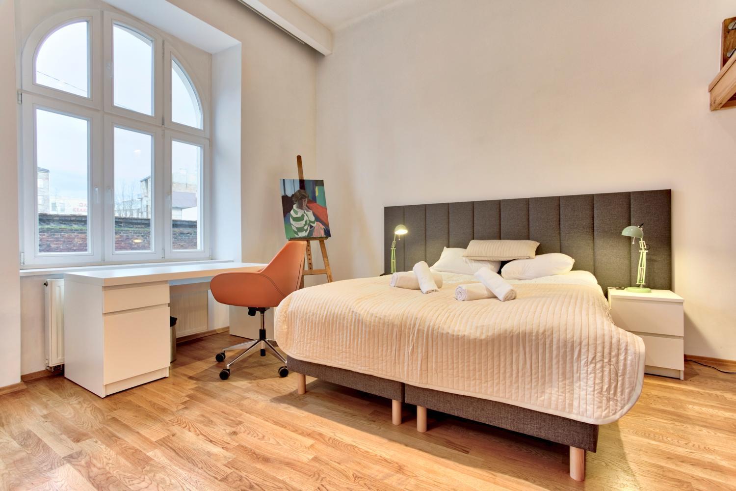 Apartmán Zacisze Street Krakov Pokoj fotografie