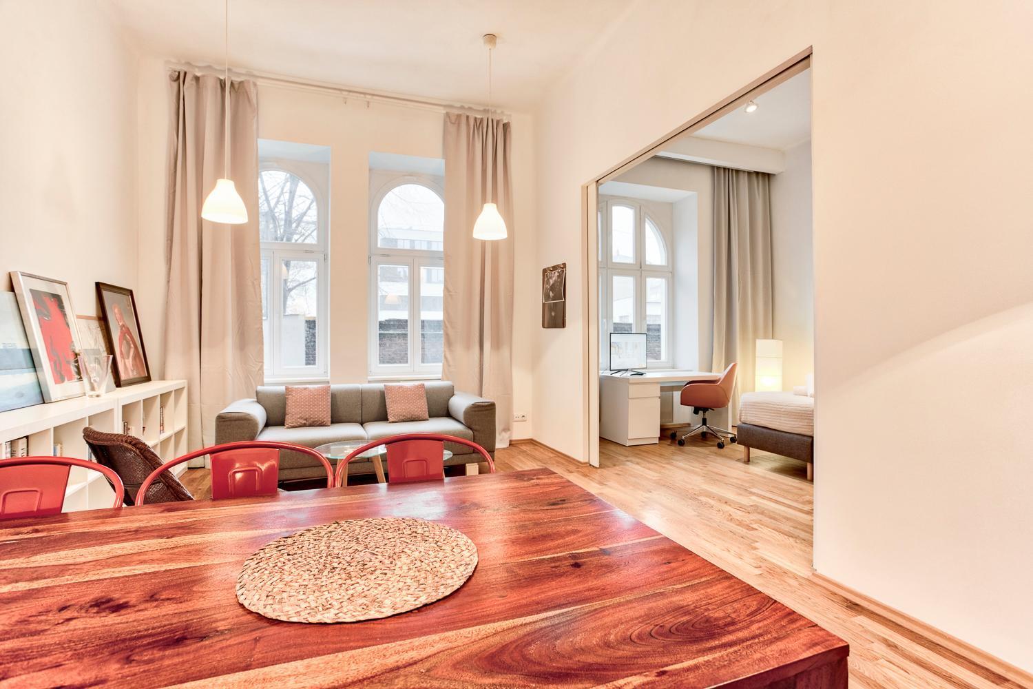 Apartmán Zacisze Street Krakov Pokoj fotografie